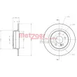 METZGER 6110209 - Jeu de 2 disques de frein arrière