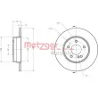 METZGER 6110218 - Jeu de 2 disques de frein arrière