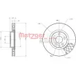 METZGER 6110239 - Jeu de 2 disques de frein avant