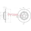 METZGER 6110242 - Jeu de 2 disques de frein avant