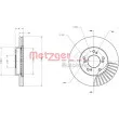 METZGER 6110249 - Jeu de 2 disques de frein avant