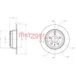 METZGER 6110268 - Jeu de 2 disques de frein arrière