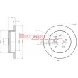 METZGER 6110272 - Jeu de 2 disques de frein arrière