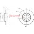 METZGER 6110307 - Jeu de 2 disques de frein arrière