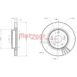 METZGER 6110329 - Jeu de 2 disques de frein avant