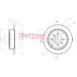 METZGER 6110340 - Jeu de 2 disques de frein arrière