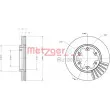 METZGER 6110357 - Jeu de 2 disques de frein avant