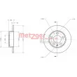 METZGER 6110376 - Jeu de 2 disques de frein arrière