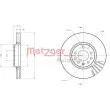 METZGER 6110404 - Jeu de 2 disques de frein avant