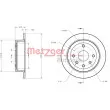 METZGER 6110432 - Jeu de 2 disques de frein arrière