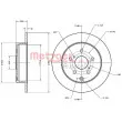 METZGER 6110455 - Jeu de 2 disques de frein arrière
