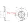 METZGER 6110463 - Jeu de 2 disques de frein avant