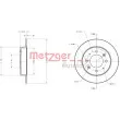 METZGER 6110510 - Jeu de 2 disques de frein arrière