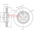 METZGER 6110514 - Jeu de 2 disques de frein avant