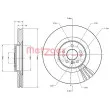 METZGER 6110516 - Jeu de 2 disques de frein avant