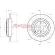 METZGER 6110567 - Jeu de 2 disques de frein arrière