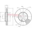 METZGER 6110587 - Jeu de 2 disques de frein avant