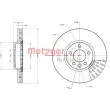METZGER 6110621 - Jeu de 2 disques de frein avant