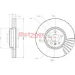 METZGER 6110633 - Jeu de 2 disques de frein avant