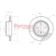 METZGER 6110639 - Jeu de 2 disques de frein arrière