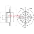 METZGER 6110647 - Jeu de 2 disques de frein arrière