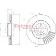 METZGER 6110669 - Jeu de 2 disques de frein avant