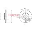 METZGER 6110680 - Jeu de 2 disques de frein avant