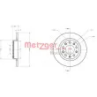 METZGER 6110690 - Jeu de 2 disques de frein arrière