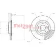 METZGER 6110695 - Jeu de 2 disques de frein avant