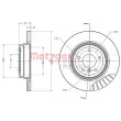 METZGER 6110705 - Jeu de 2 disques de frein arrière