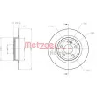 METZGER 6110732 - Jeu de 2 disques de frein arrière