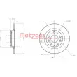 METZGER 6110756 - Jeu de 2 disques de frein arrière