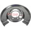 METZGER 6115008 - Déflecteur, disque de frein arrière droit