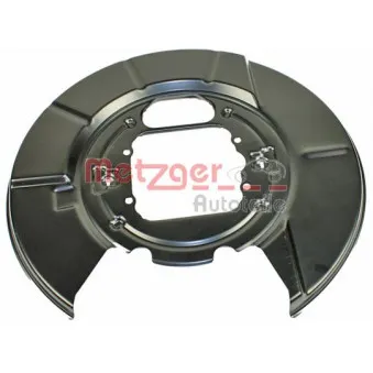 Déflecteur, disque de frein arrière droit METZGER 6115046