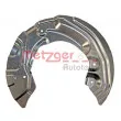 METZGER 6115064 - Déflecteur, disque de frein avant droit