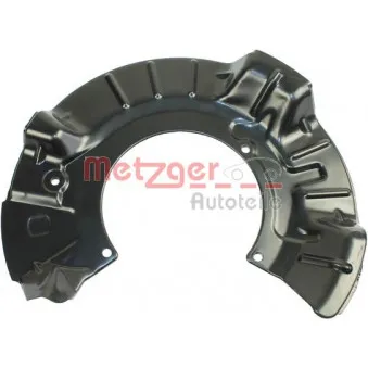 METZGER 6115129 - Déflecteur, disque de frein avant gauche