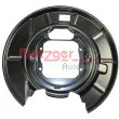 METZGER 6115131 - Déflecteur, disque de frein arrière gauche