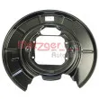 METZGER 6115132 - Déflecteur, disque de frein arrière droit