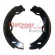 METZGER KR 978 - Jeu de mâchoires de frein, frein de stationnement
