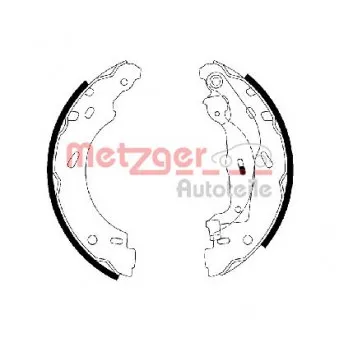 METZGER MG 112 - Jeu de mâchoires de frein