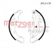 METZGER MG 125 - Jeu de mâchoires de frein