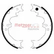 METZGER MG 207 - Jeu de mâchoires de frein, frein de stationnement