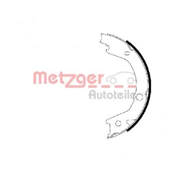 METZGER MG 225 - Jeu de mâchoires de frein, frein de stationnement