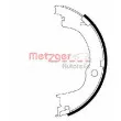 METZGER MG 230 - Jeu de mâchoires de frein, frein de stationnement