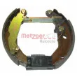 METZGER MG 501V - Jeu de mâchoires de frein