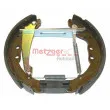 METZGER MG 572V - Jeu de mâchoires de frein