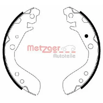 Jeu de mâchoires de frein METZGER OEM 43154SAA004
