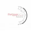 METZGER MG 991 - Jeu de mâchoires de frein, frein de stationnement