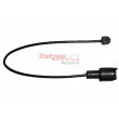 METZGER WK 17-058 - Contact d'avertissement, usure des plaquettes de frein