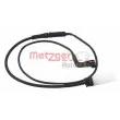 METZGER WK 17-079 - Contact d'avertissement, usure des plaquettes de frein